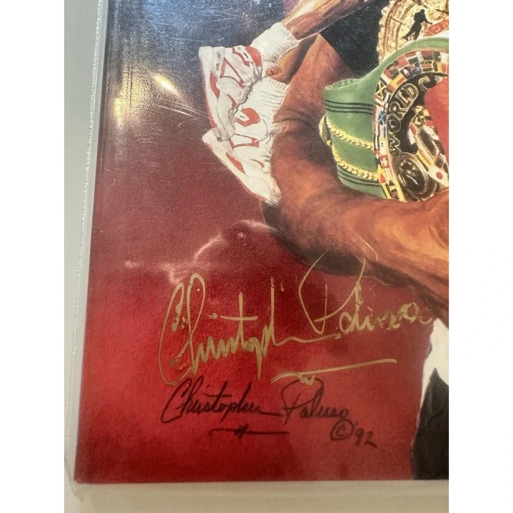 Christopher Paluso Signed Autographed Legends Magazine Sports Artist PSA AL92605